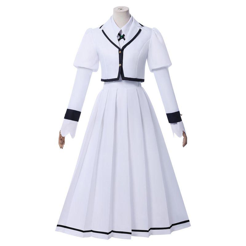 Rock and Roll Is a Lady's Hobby. Cosplay Costume: Black Iron Sound Feather Bell Shrine Lelisa Uniform Full Set Cos Outfit
