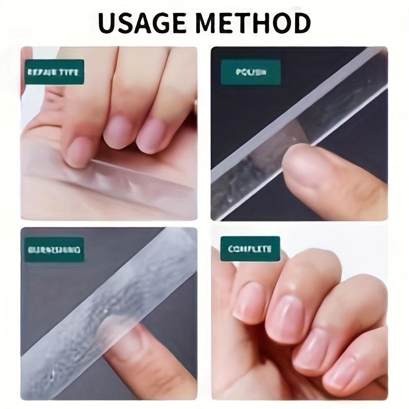 2/5 Pcs Glass Nail Shiner Crystal Nail Shine Buffer Polisher Crystal Glass Nano Nail File For Nails Care