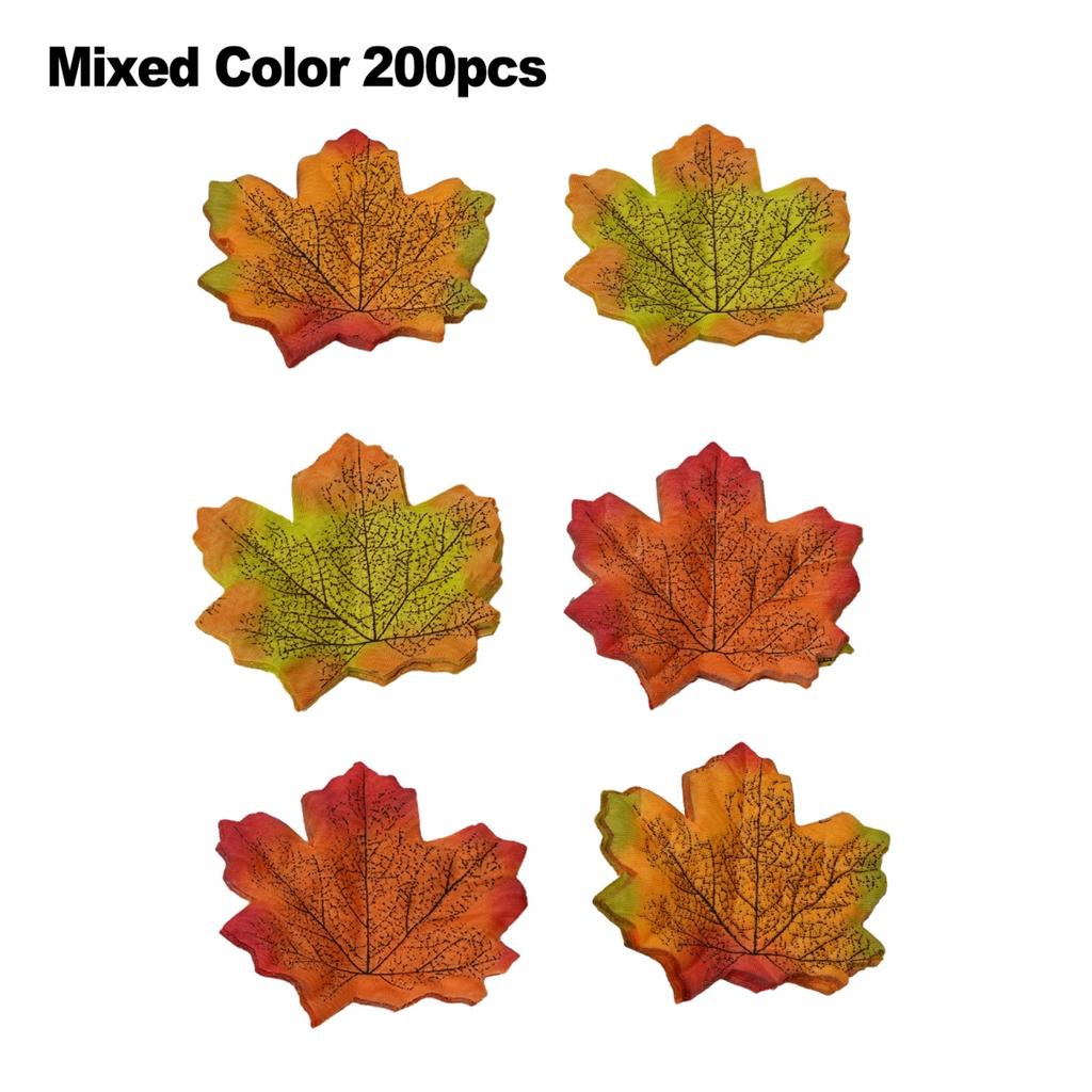 Simulation Props Maple Leaves DIY Fake Halloween Multicolour
