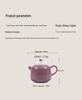 Guanlan Wisteria Ceramic Teapot: Elegant Hand-Painted Ladies' Tea Infuser Set for Kung Fu Tea Brewing