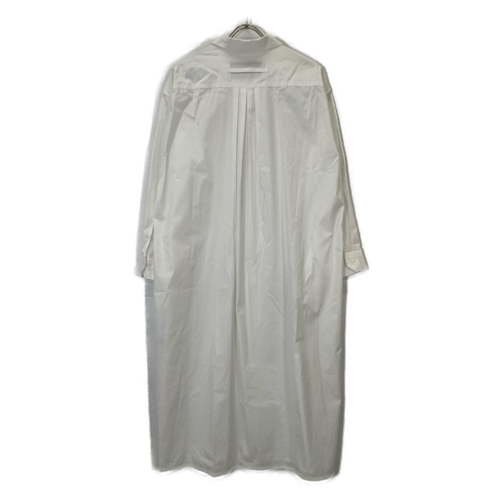 TICCA White open collar shirt dress dress F whiteUsed