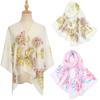Print Silk Scarf Vintage Headkercheif Hijab Foulard Bandana New Neck Tie Shawl Wraps  Women