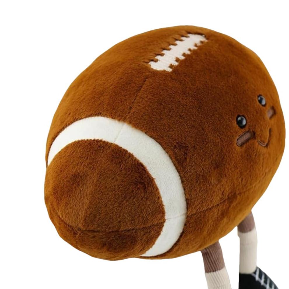 TONGMAN 13"""" Football Plush Toys Soft Stuffed Sport Throw Pillow Plush Ball Gift | Football Plush | for Sports Fans (Rugby)