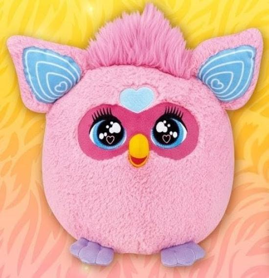 

Плюшевый Фёрби Том. 2 Пастельно-розовых Прибл.. Уютный размер 35 см