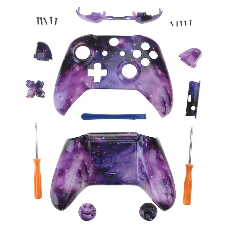 For One Slim Gamepad Decorative Strip Skin Case Cover Faceplate Repair Parts Controller Handle Front Middle Housing 1