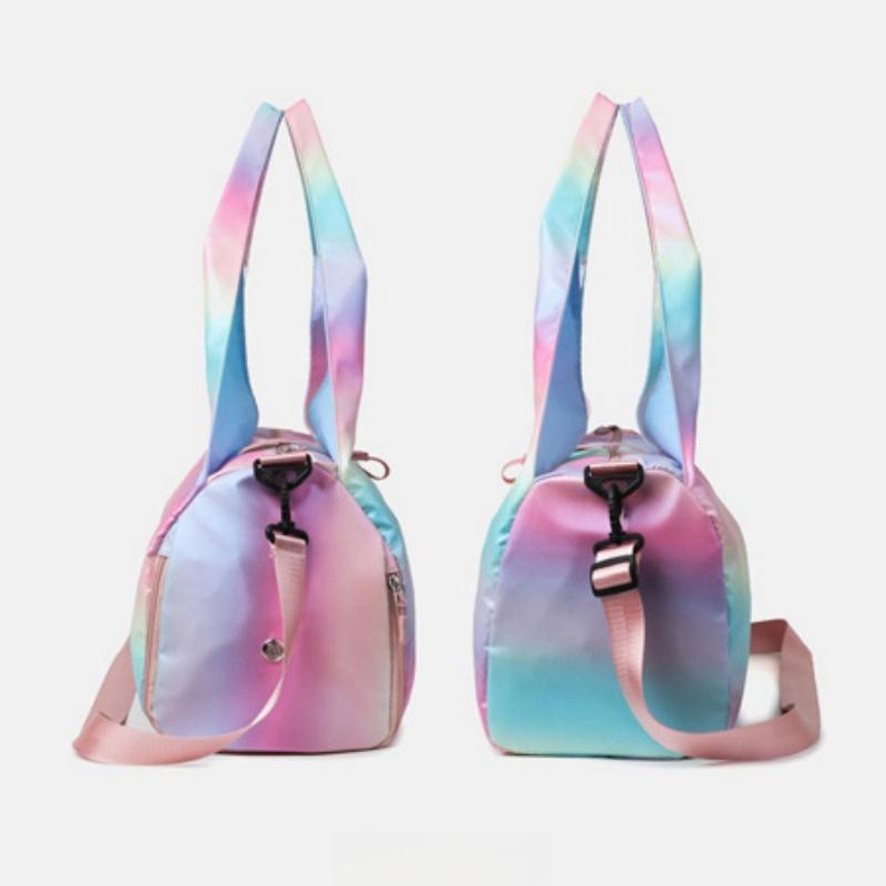 Trendy Bunte Fitness Sport Yoga Tasche Freizeit Einfache Große Kapazität Touring Tasche Tragbare Leichte Reisetasche Kann Eine Schulter/Cross-Body/Handheld