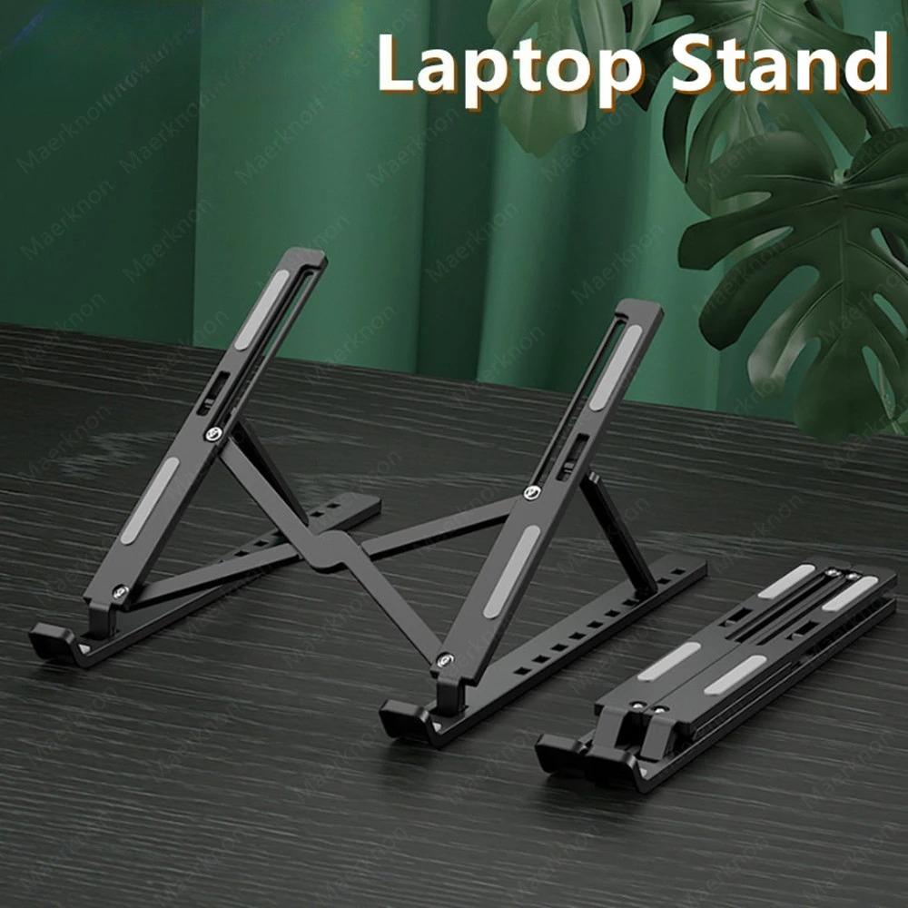Portable ABS Foldable Laptop Stand Adjustable Notebook Bracket Desktop Support Base Holder For Macbook Air Pro Laptop Accessorie