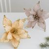 P Handmade Artificial Flower Oranment Easy To Use Xmas Decorative Flowers  Home Decor