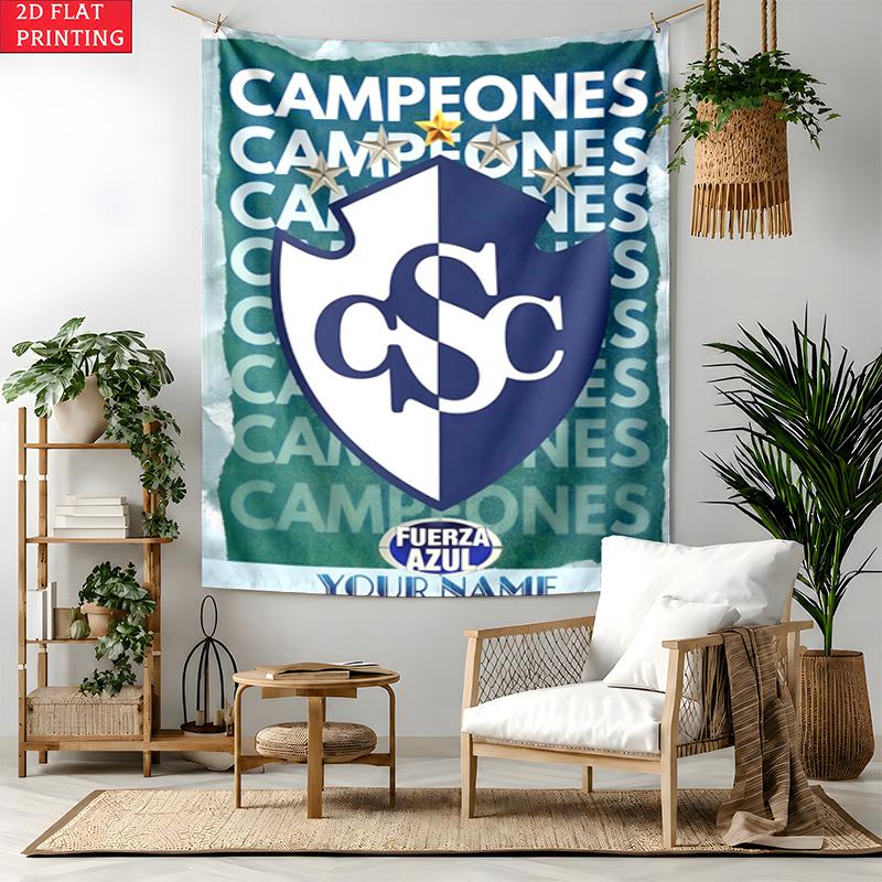 Cartagines Deportiva SA Custom Name Tapestry Personalized Wall Art Hanging Bohemian Home Decor for Bedroom Dorm Living Room