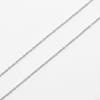 TIFFANY&Co. Paper flower Necklace Pt950Platinum/diamond 3.56g Women Used