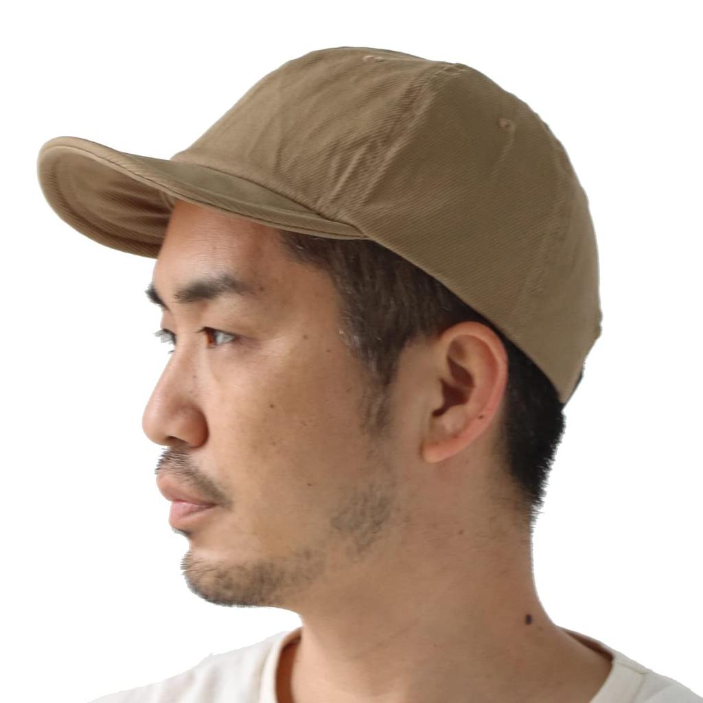 Short Brim Umpire Short Visor Stylish Outdoor Hat [regnuu] Men's Cap, Cap, (Beige (Solid Cotton))