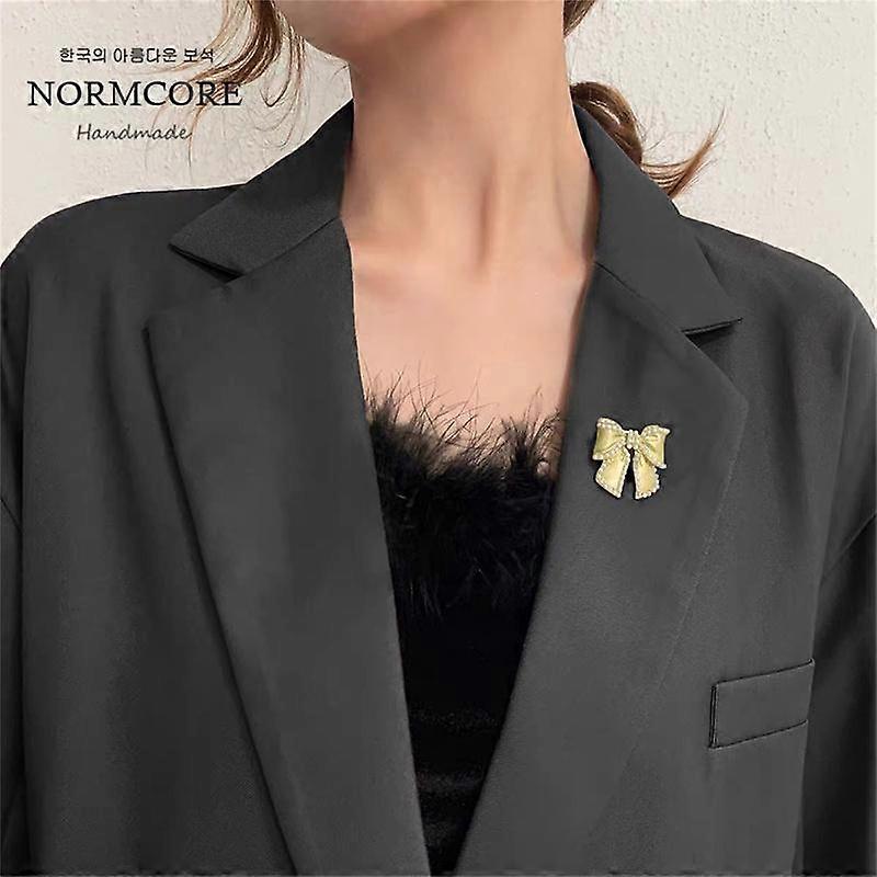 Perlová brož s mašlí Barokní Trendy Elegantní Brožové špendlíky Párty Svatba Dárky