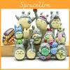 Fun And Vibrant My Neighbor Totoro Garden Decoration Set 12pcs Of Resin Action Figures For Kids And Collectors