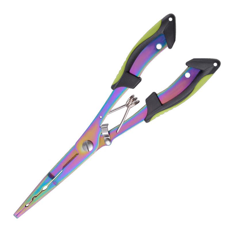 

Wangfeng Titanium Fishing Pliers with Split Ring & Line Cutter