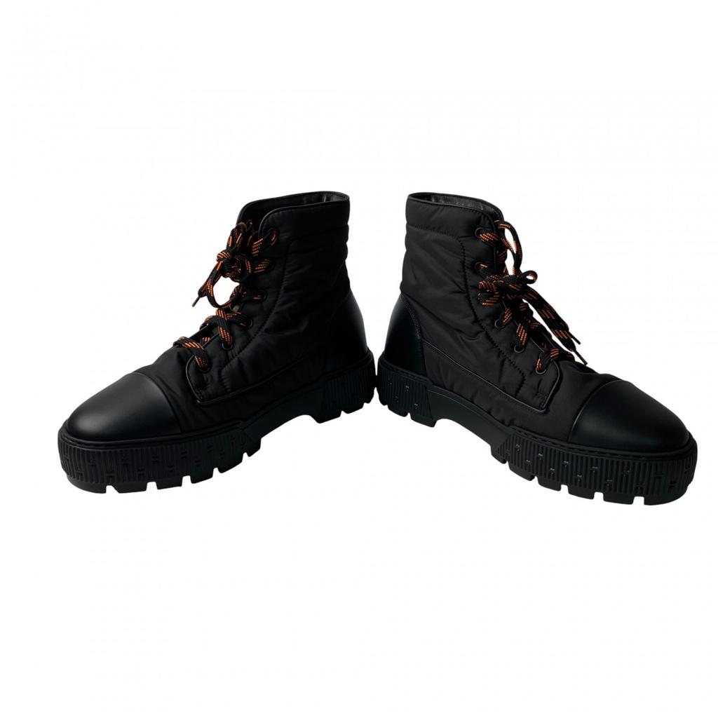 Used HERMESboots black mens