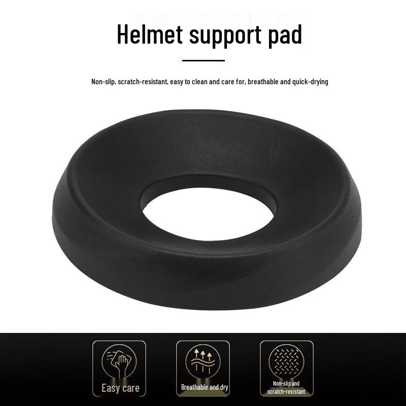 Black Non-Slip Multifunctional Helmet Cushion for Full & Half Face Helmets, Model HP02