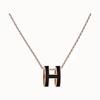 Love Home High-Quality CNC Gold-Plated 'H' Choker Necklace - Available In Rose Gold, White, Milk Tea Colors & Various Sizes