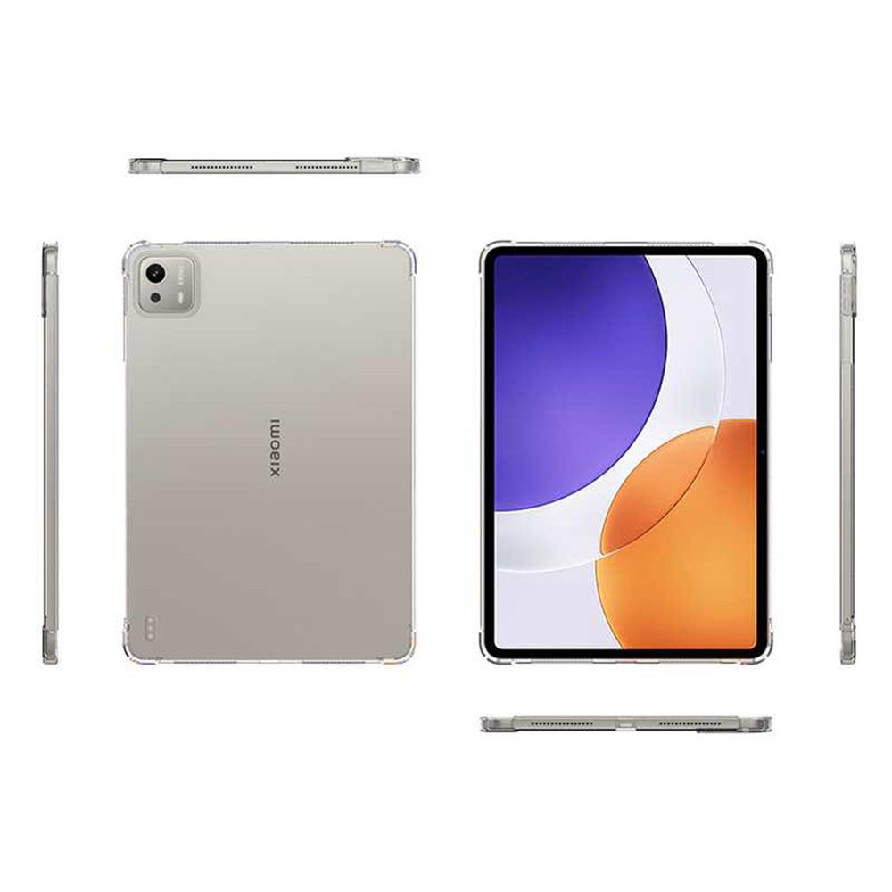 For Xiaomi Pad 7S Pro 12.5 Case Four Corner Shockproof Clear Tablet TPU Cover
