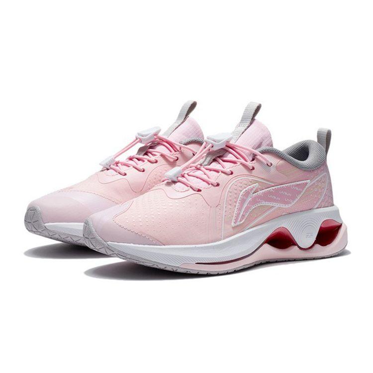 Li Ning Jumping Speed Shock Absorption Rebound Sports Casual Shoes Kids Sneakers Pink YKFS002-4