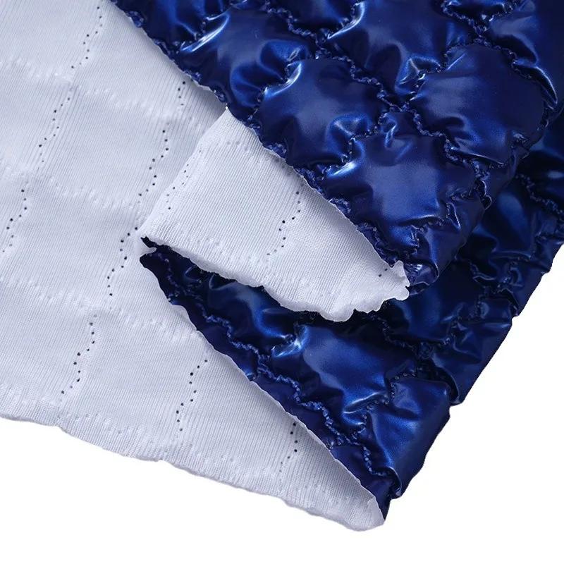 50cm*140cm Multi Colors PU Leather Quilting Fabric Symphony Quilted Christmas Cotton Fabric for Christmas Cosplay Clothing