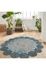 Rovigo Home Washable Round Printed Carpet RHM7020