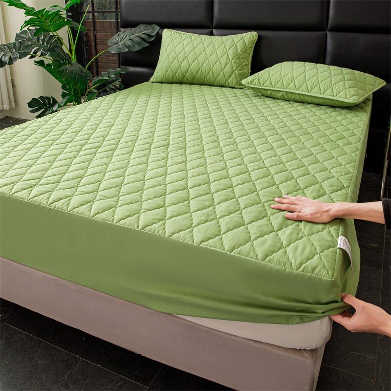100% Waterproof Mattress Cover Quilted Thicken Single Double Elastic Fitted Sheet Style Bed Protector Pad King Size