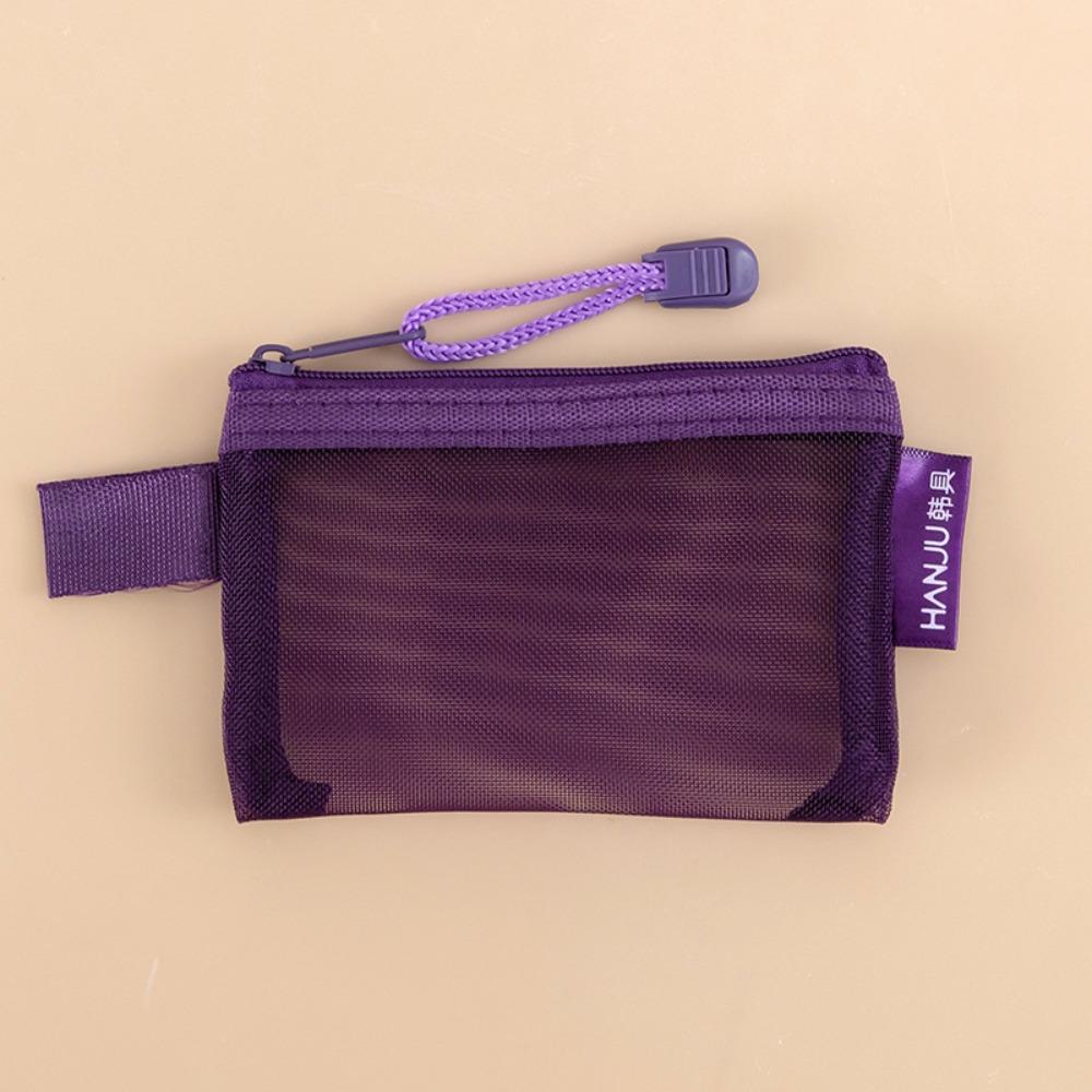 Mesh Fabric Travel Grid Bag Nylon Mesh Cosmetic Bag Portable Toiletry Bag