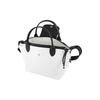 Longchamp Le Pliage Energy 25 Button Zipper Closure Canvas And Leather Dumpling Shoulder Crossbody Tote Bag Small Women Bags Black White 1512HSR007
