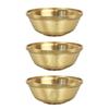 Mystical Pentagrams Pattern Brasses Bowl Rustproof Portables Container Compacts Game Accessory