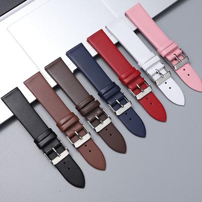 Weiches Leder-Uhrenarmband, ultradünnes Armband, 14 mm, 15 mm, 16 mm, 18 mm, 20 mm, 22 mm, Ersatz-Armbanduhrenarmbänder