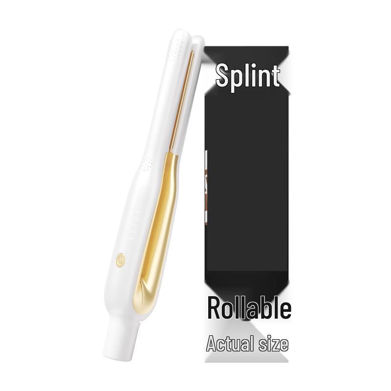 OLOEY Mini Negative Ion Hair Straightener and Curler for Men