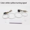 LED SMD Cotton Light Switchback Angel Eye Ring DRL Kit For BMW 3 Series E90 E91 2005 2006 2007 2008 Xenon Headlights