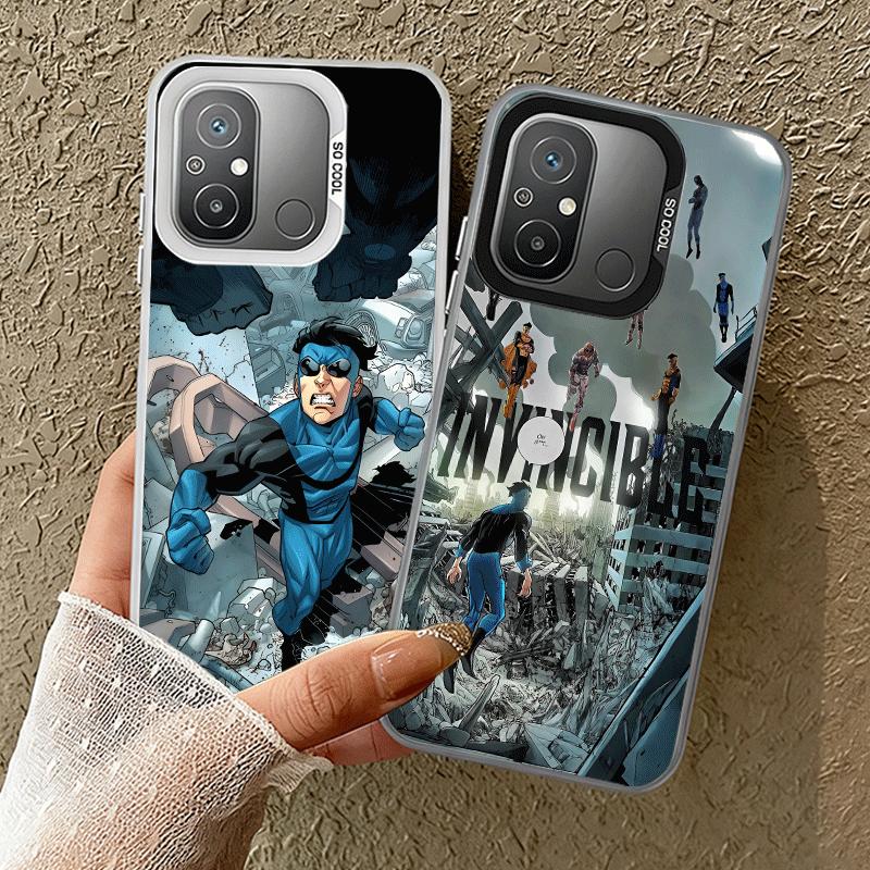 I-Invincible Anime Shockproof Phone Case for Xiaomi Poco X7 X6 X5 X3 Pro F7 Ultra M8 Redmi 15C 15 14C 13C 12C 10C 13 12 10
