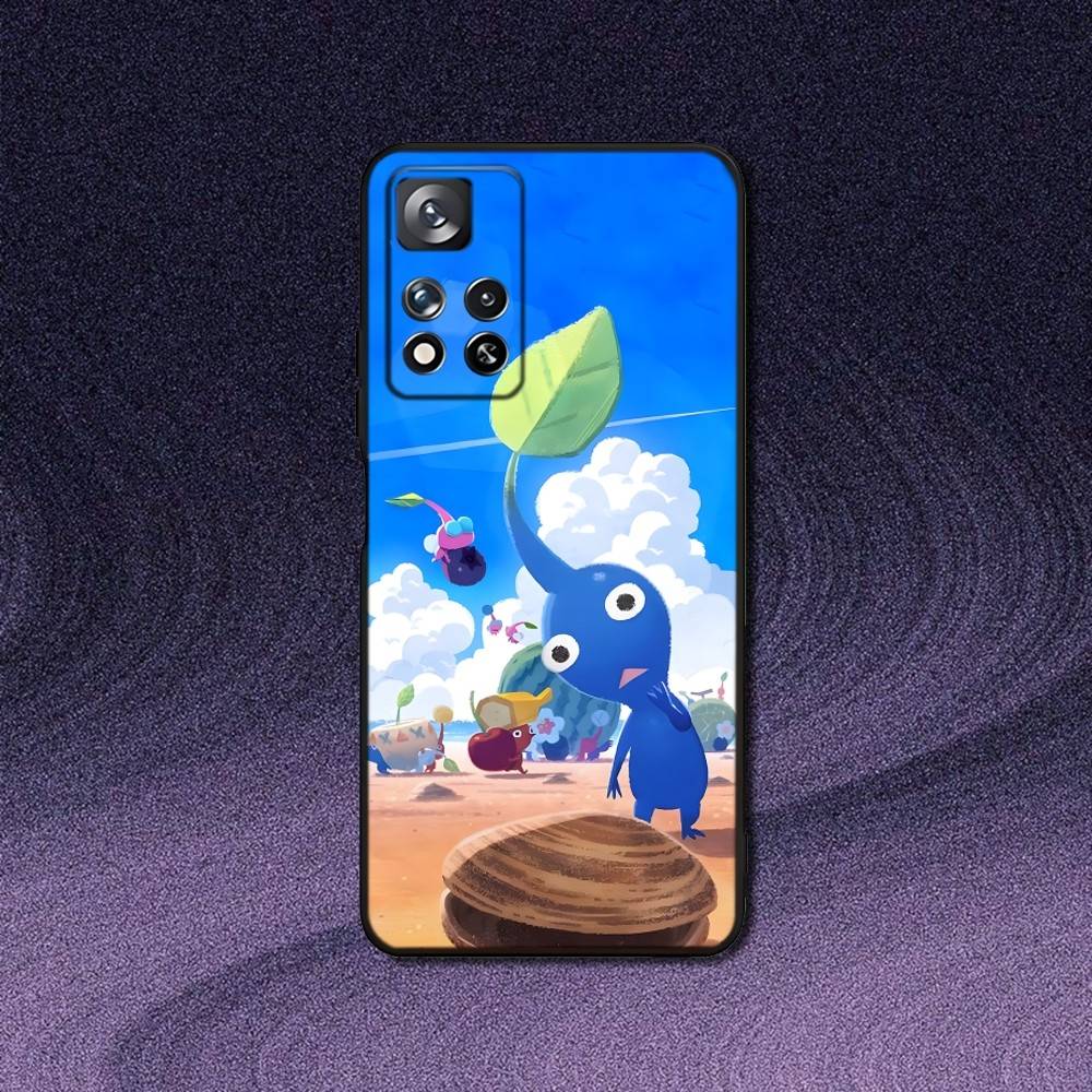 

Pikmin Game Phone Case For Samsung S10,S21,FE,S21,Note 20,10 S25,S24,S23,Ultra,S9,S22,Plus Soft Black Samsung S25Plus