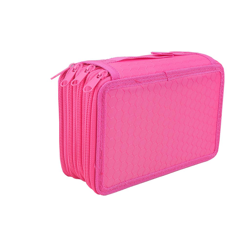 1 Piece 3-layer Handy Pencil Case, Stylish Large-capacity Student Pencil Case and Office Storage Bag, a Gift for a Friend