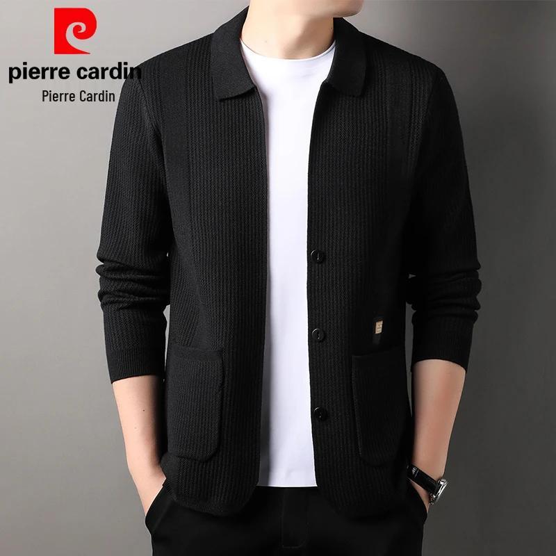 Pierre Cardin 2025 Pánská oboustranná ležérní bunda s kapucí - Podzimní móda pro muže středního věku