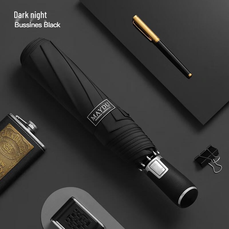 MAYDU Automatic Windproof 3-Fold Umbrella