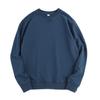 380g Heavyweight Combed Cotton Crewneck Sweatshirt, Fleece Long Sleeve Pullover, Relaxed Fit Triangle Cut, Unisex