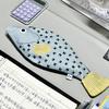 Small fish grouper pencil case creative thickened storage bag stationery bag