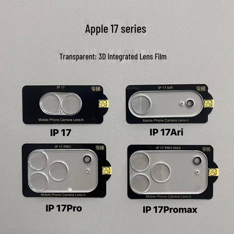 Apple iPhone 17 Pro Max Rear Camera Lens Protector, Tempered Full Coverage Sticker