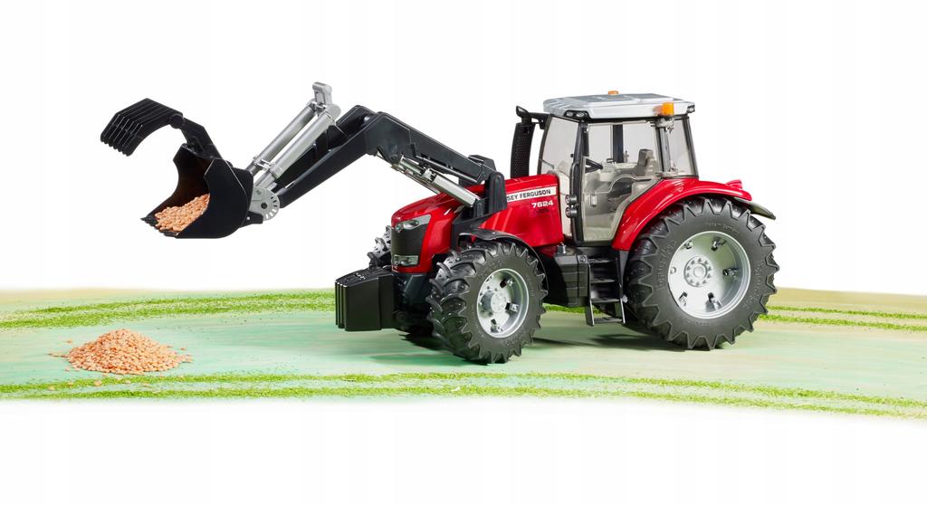 Massey-Ferguson with Front Loader BRUDER 03047 Profi Series 1:16