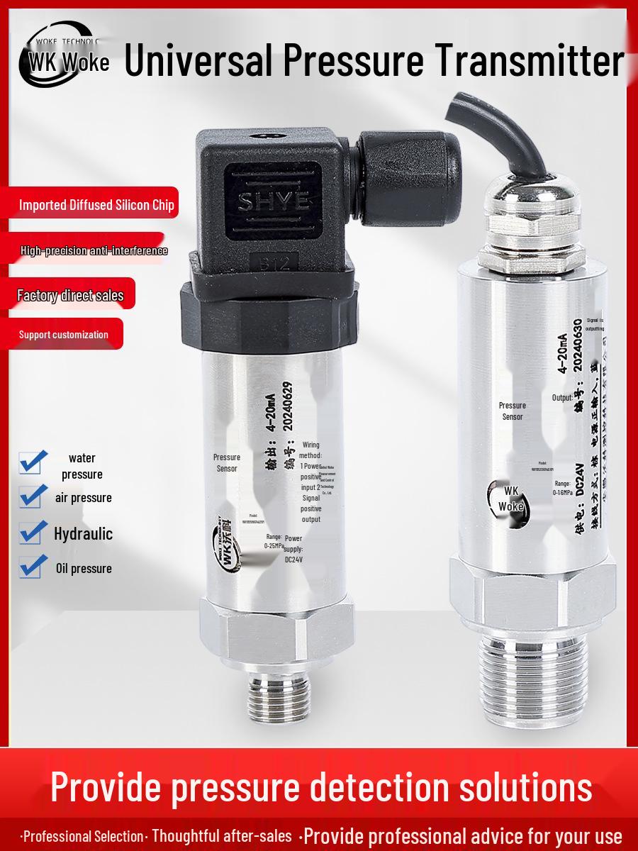 

High Precision 4-20mA Digital Pressure Transmitter for Hydraulic and Pneumatic Systems 0-1.6 MPa Pressure Range