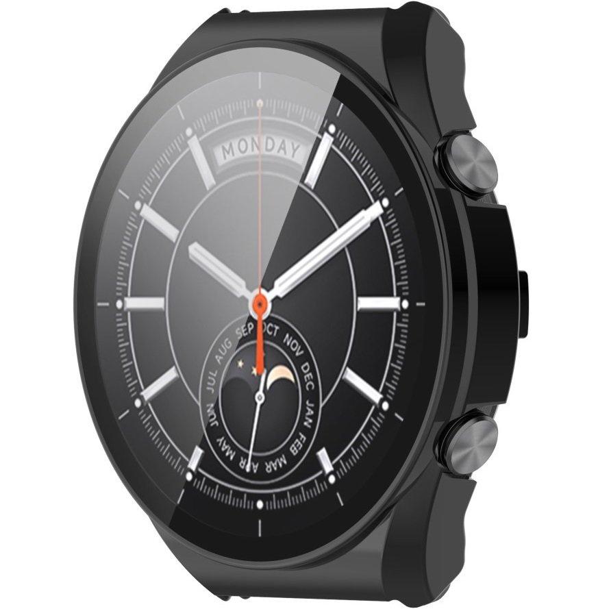 Case + Glass 2 in 1 for Xiaomi Watch S1, Black