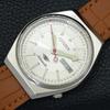 JAPAN VINTAGE CITIZEN AUTOMATIC 8200 MENS SILVER COLOR DIAL WATCH a500282-2 R151b-a500282
