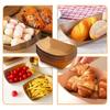50Pcs Sturdy Durable Kraft Paper Food Containers Boat Shape Snack Bowl Food Tray Box  Picnic Camping