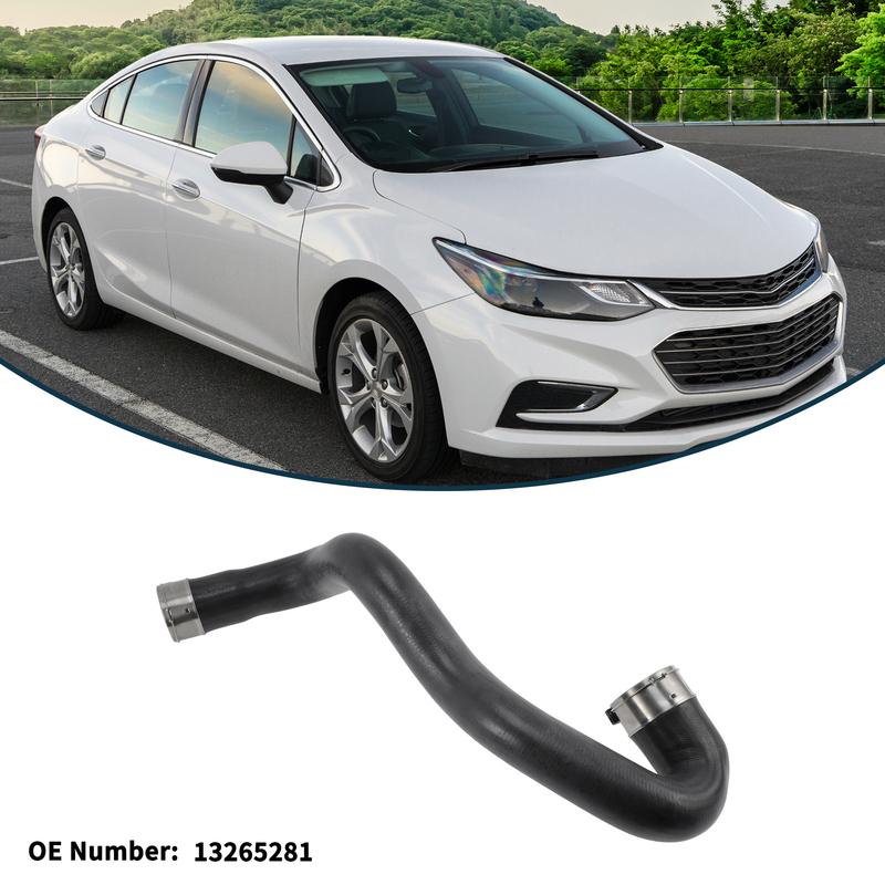 X Autohaux Radiator Hose Heater Hose for Opel for Astra J 1.7 CDTI 2009-2015 No.13265281 Rubber Boost Air Hose Black 1 Pc