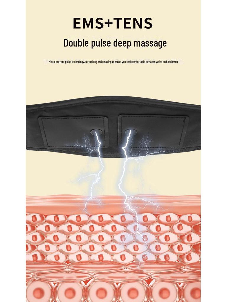 Inteligentny pas wibracyjny do masażu brzucha