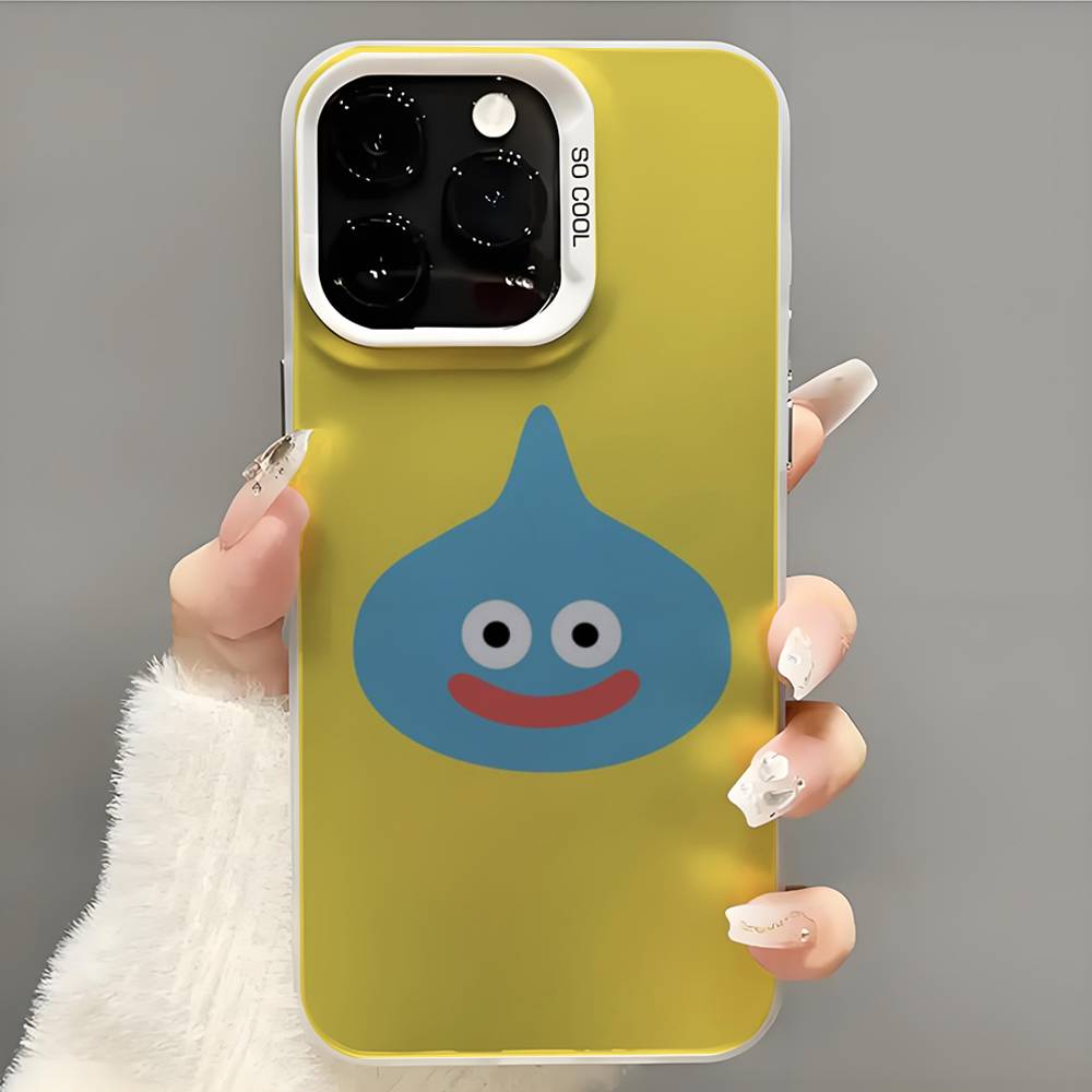 D-Dragon Quest Slime Phone Case Phone Case For iPhone 14 16 15 11 12 13 Pro Max Mini Plus Shockproof Cover