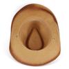 Straw Cowboy Hat Gradient Spray Color Western Straw Cowboy Cowgirl Hat for Men Women Wide Brim Sun Hat for Outdoor Beach Travel
