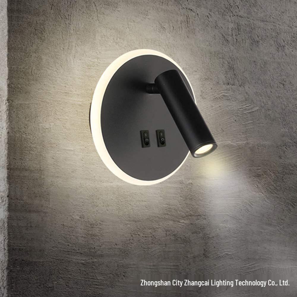 

Modern Nordic LED Rotatable Wall Light for Bedroom, Living Room & Hotel White Light